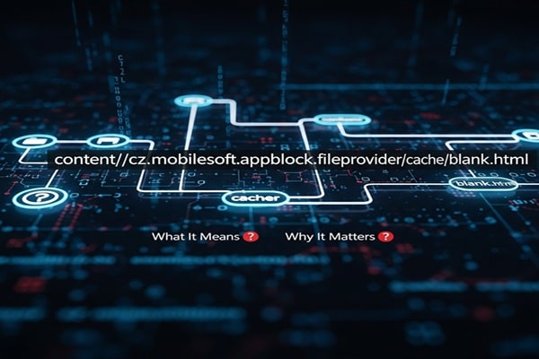 Understanding content://cz.mobilesoft.appblock.fileprovider/cache/blank.html: What It Means and Why It Matters