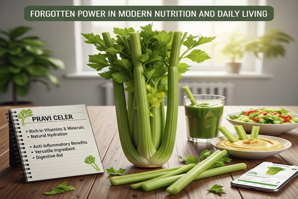 Pravi Celer: The Forgotten Power of Real Celery in Modern Nutrition and Daily Living
