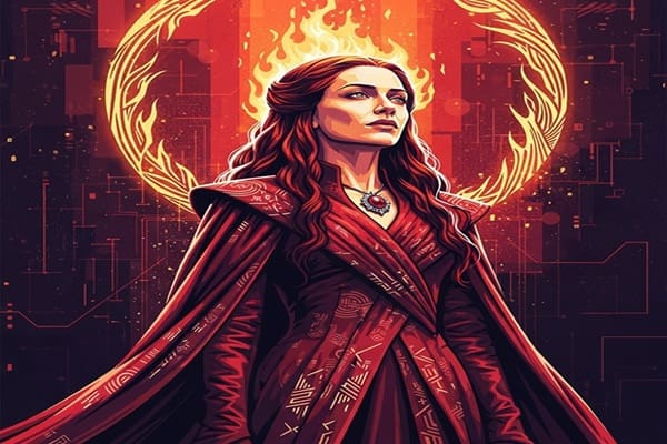 Imagesize: 2160×3840 Melisandre — High-Definition Artistry Meets Pop Culture Iconography