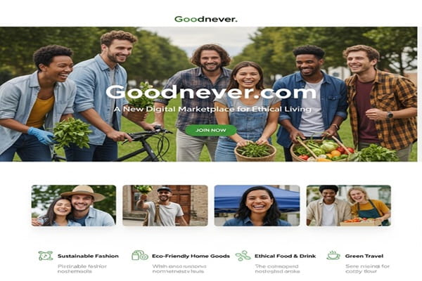Goodnever.com: A New Digital Marketplace for Ethical Living