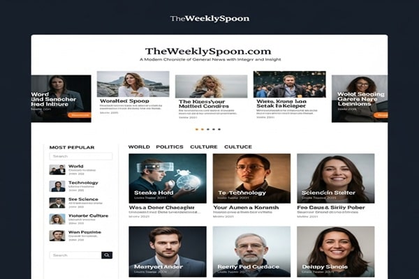 TheWeeklySpooncom: A Modern Chronicle of General News with Integrity and Insight