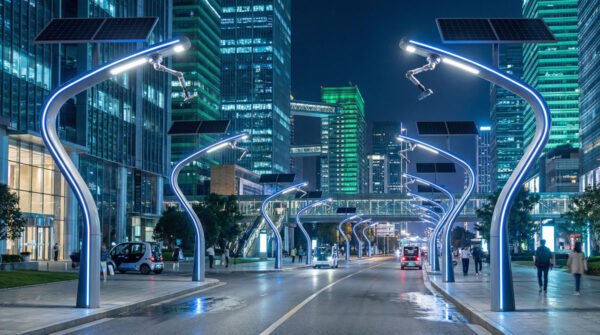 Self-Cleaning Street Lamps