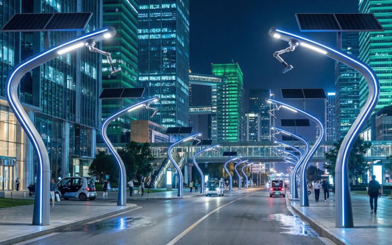 Self-Cleaning Street Lamps