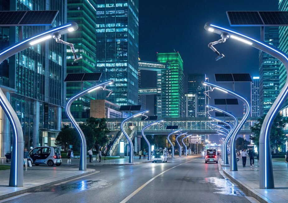 Self-Cleaning Street Lamps