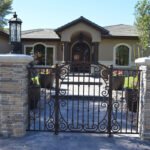 Transform Entryways with Wrought Iron-made Front Doors for Lasting Security