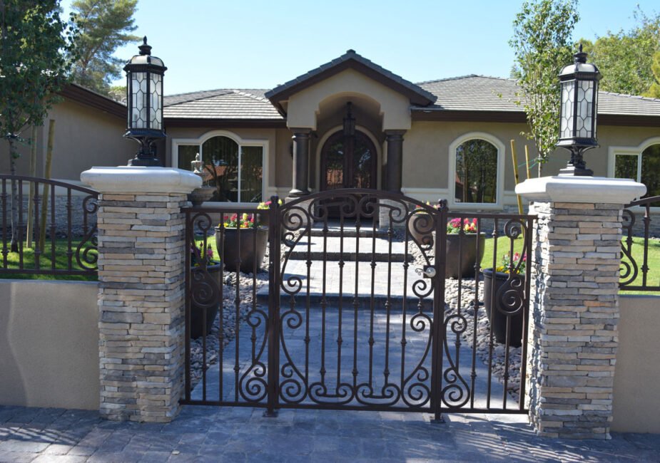 Transform Entryways with Wrought Iron-made Front Doors for Lasting Security