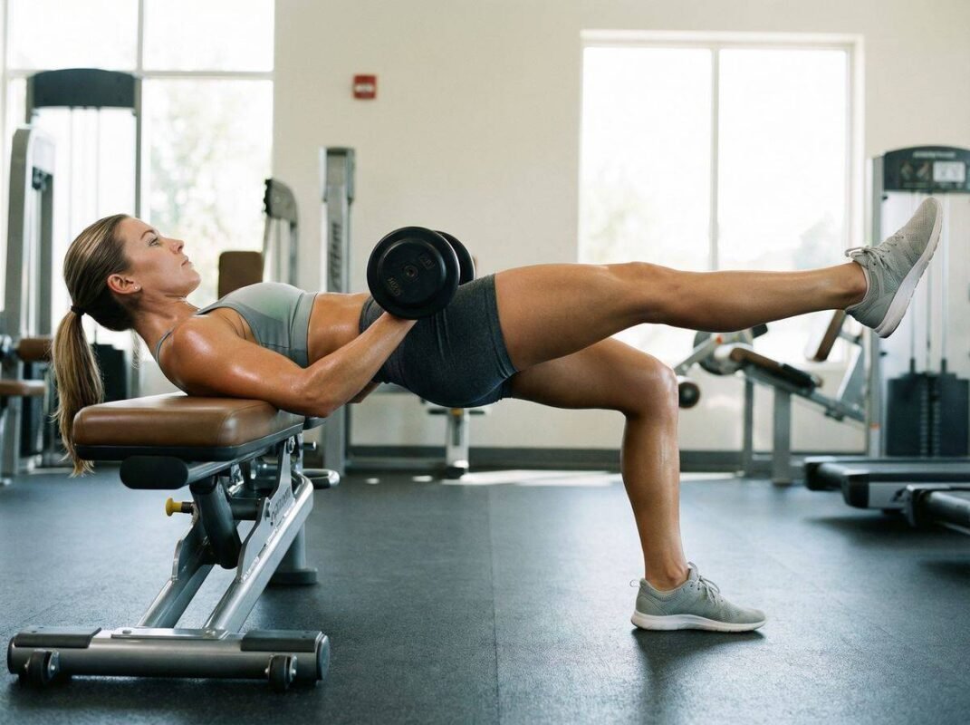 8 single leg hip thrust