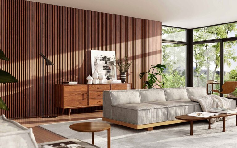 Creative design ideas using wall slats and beams for modern interiors