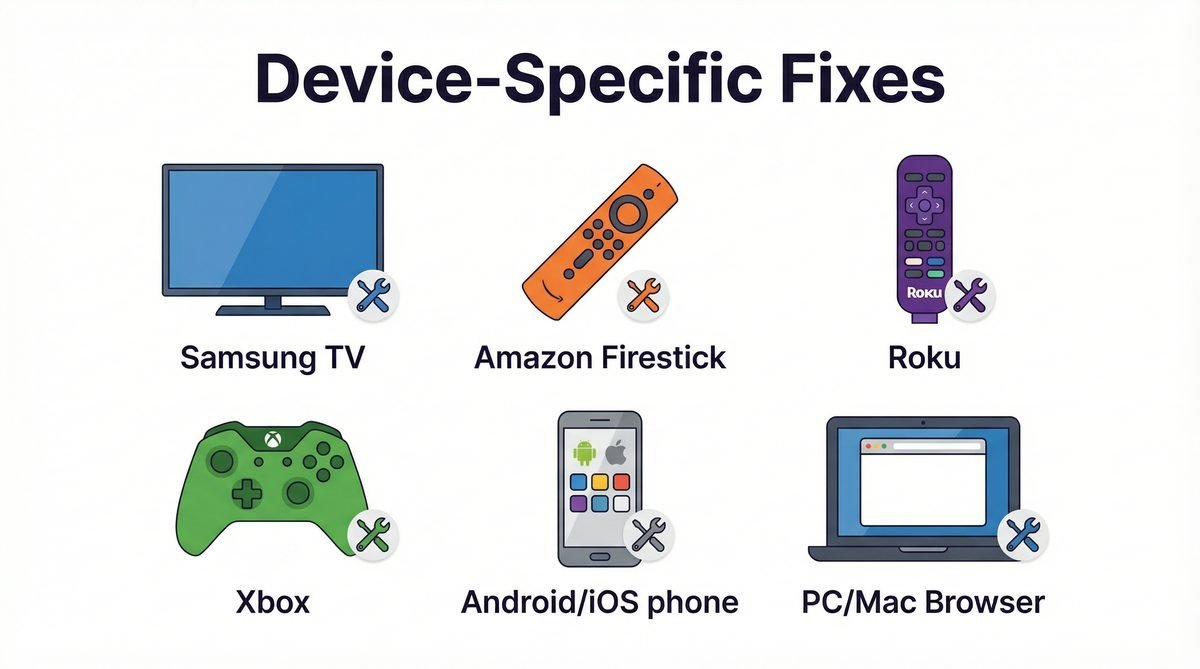device specific fixes for error 1400500