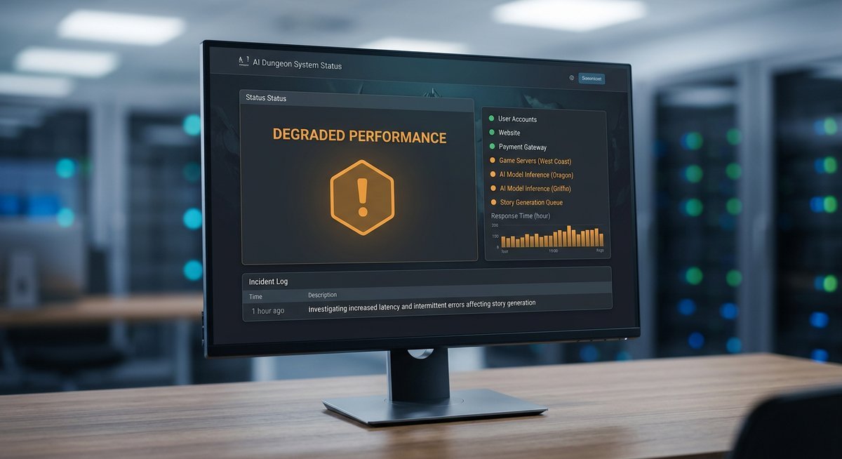 is ai dungeon down check server status first