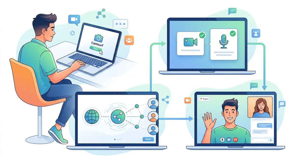 is camsurf safe moderation privacy age policy