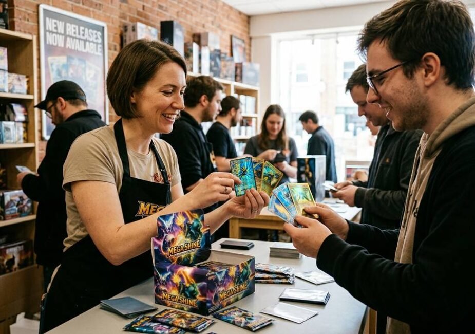 mega shine release date — Pokemon TCG Pocket Mega Shine B2b expansion pack artwork featuring shiny Mega Evolution cards