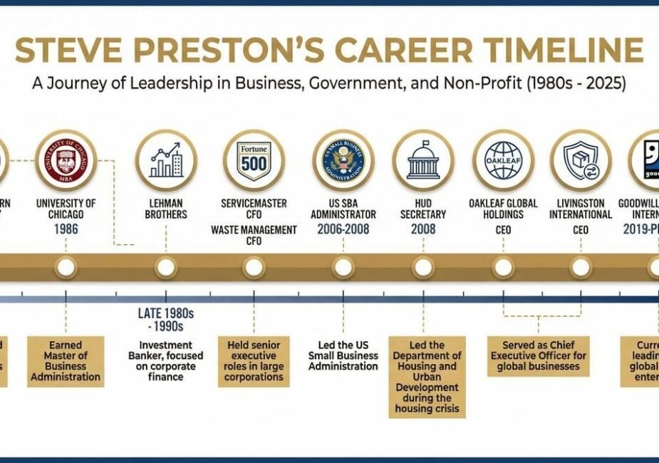 who is steve preston the ceo of goodwill industries international