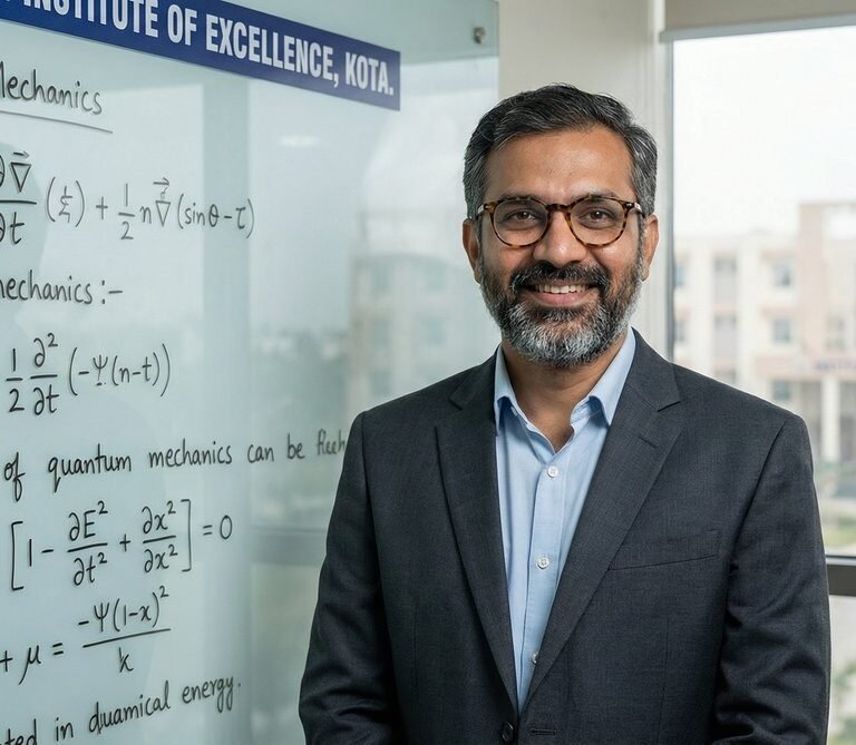 NV Sir Nitin Vijay physics teacher and edupreneur at Motion Education Kota