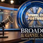 Ryan Seacrest wife - Professional TV studio setting with Wheel of Fortune elements