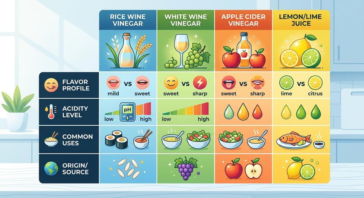 the 8 best substitutes for rice wine vinegar