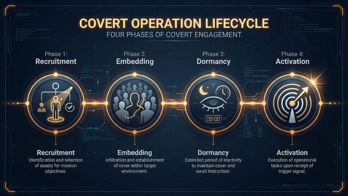 the lifecycle of a sleeper cell how they operate