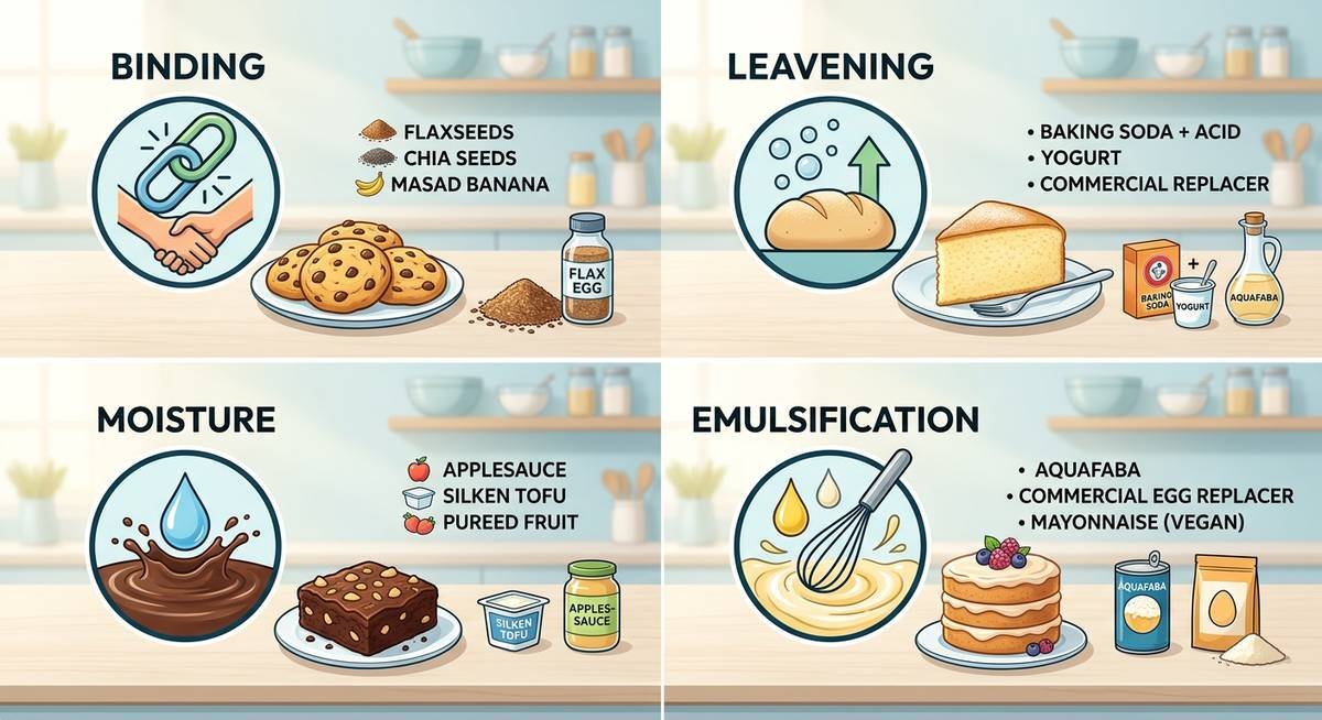 why eggs matter in baking and why your substitute choice matters too